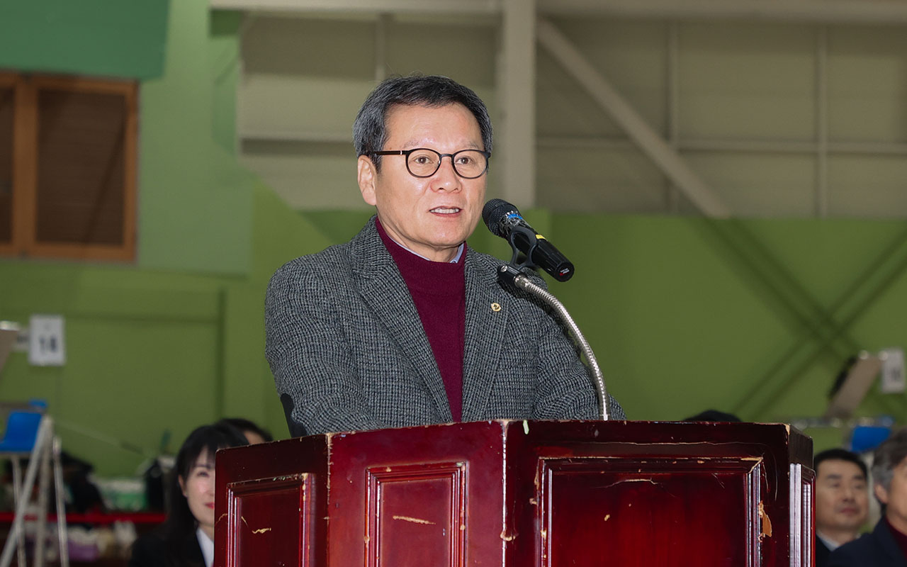 시협회장기 배드민턴 대회 개회식 이미지