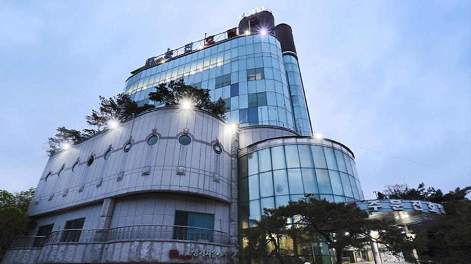 주문진호텔 야경